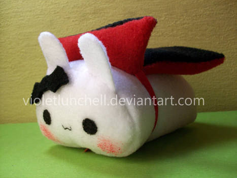 Vampire bunny plushie