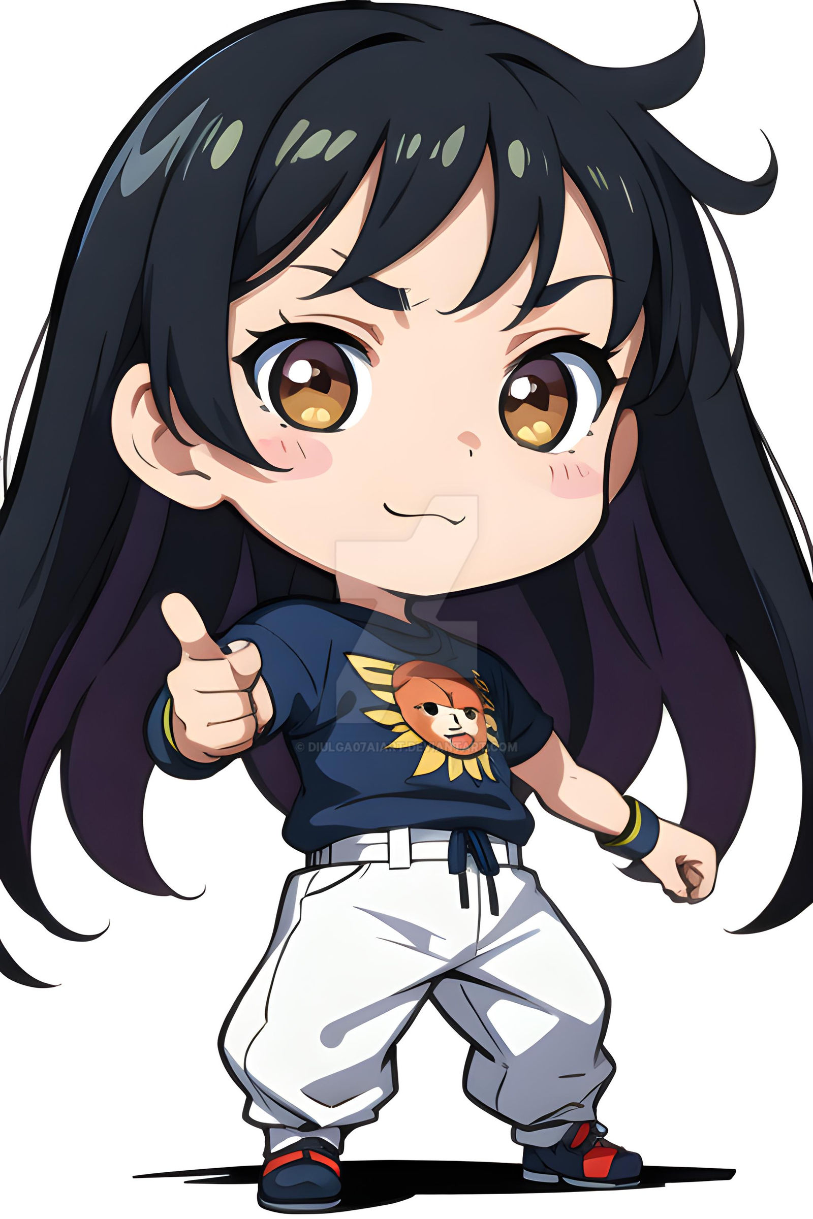 Chibie set promotional art by Diulga07aiart on DeviantArt