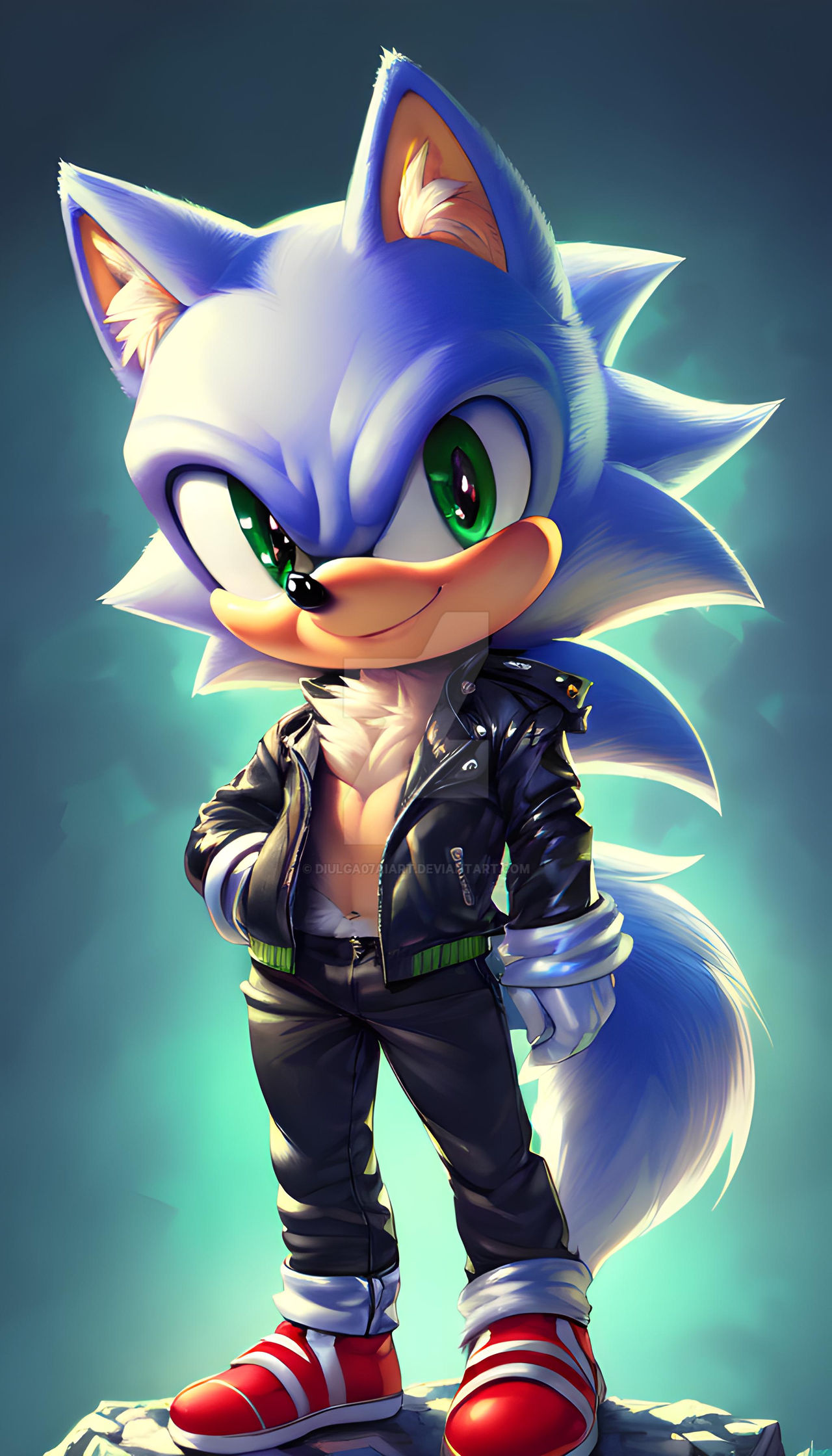 Sonic fan art 1 by Diulga07aiart on DeviantArt