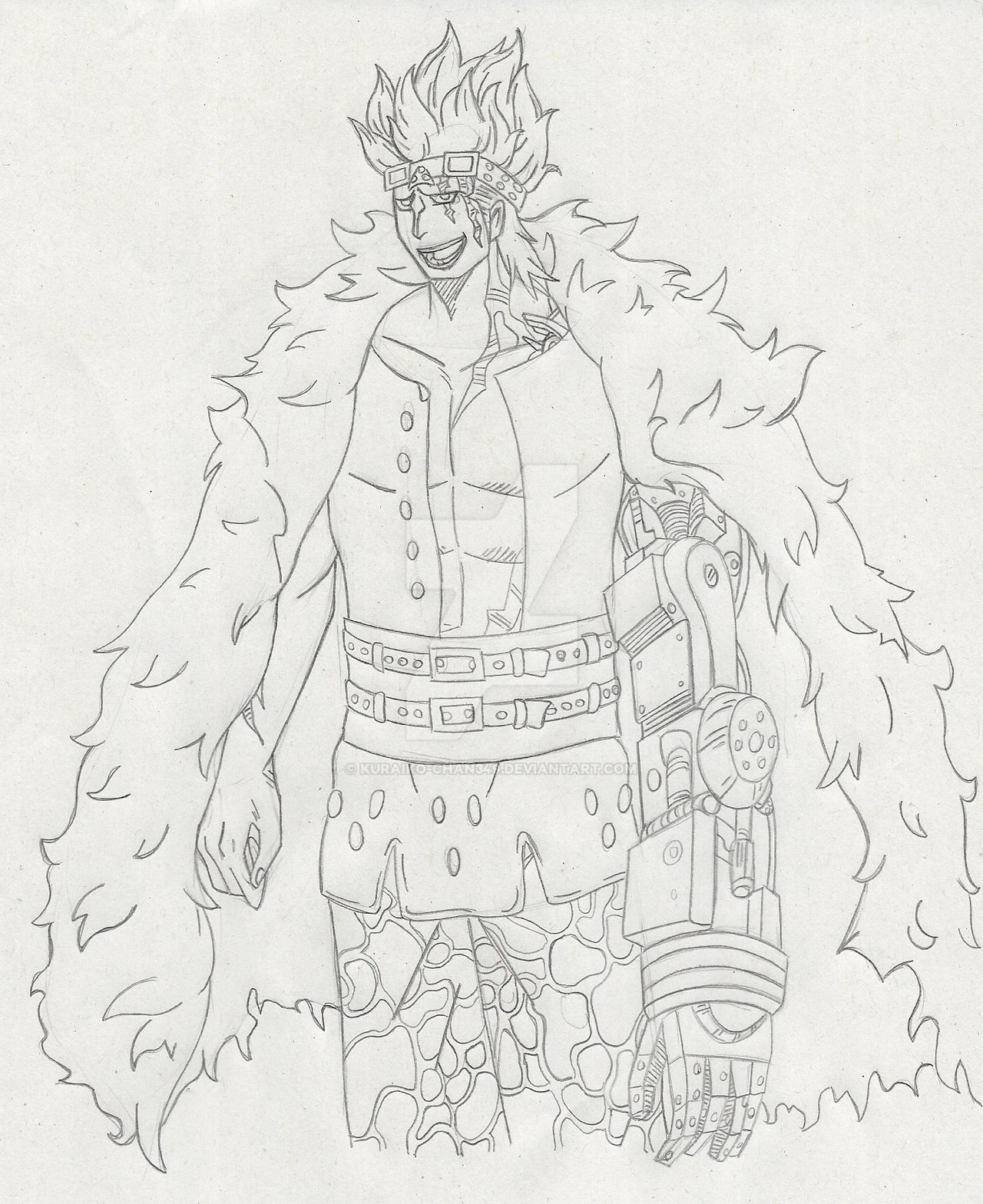 One Piece || Eustass ''Captain'' Kidd || LineArt by Kuraiko-chan349 on DeviantArt One Piece || Eustass ''Captain'' Kidd || Lineart By Kuraiko-Chan349 On Deviantart