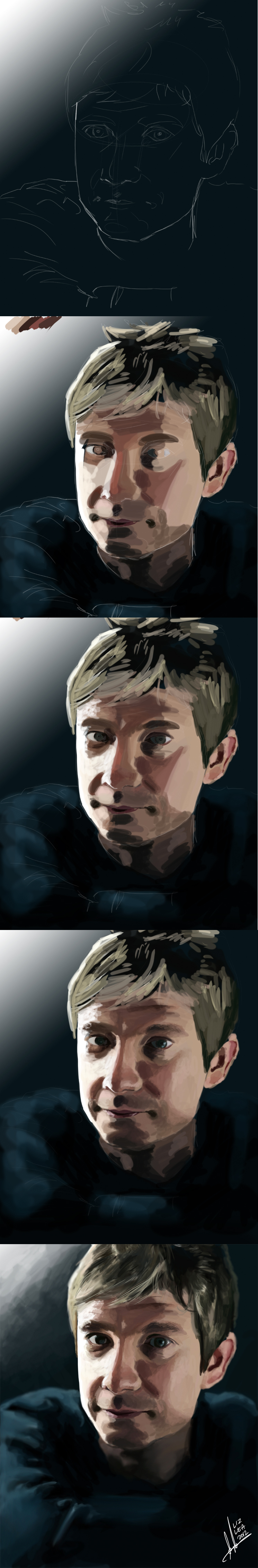 Martin Freeman WIP screenshots