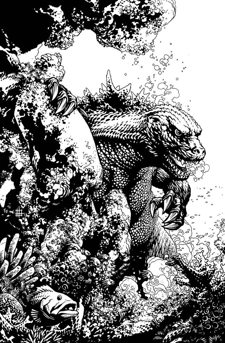 Godzilla Cover 1 by Spacefriend-KRUNK