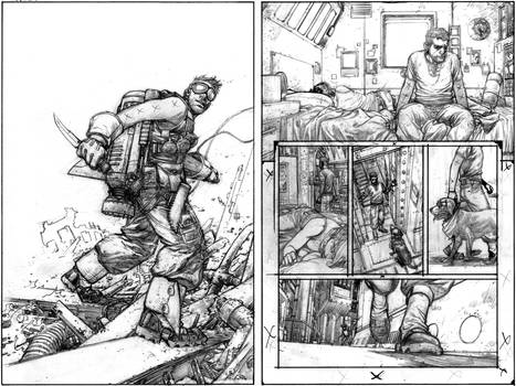 Wild Blue Yonder Issue 4 Pencils