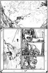 Wild Blue Yonder Issue 5 Page 9 Pencils