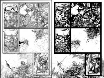 Wild Blue Yonder Issue 6 Page 20 Pencils and Inks