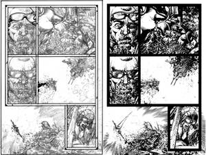 Wild Blue Yonder Issue 6 Page 20 Pencils and Inks