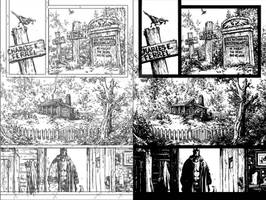 Hellboy Issue1 page 1 pencils and inks