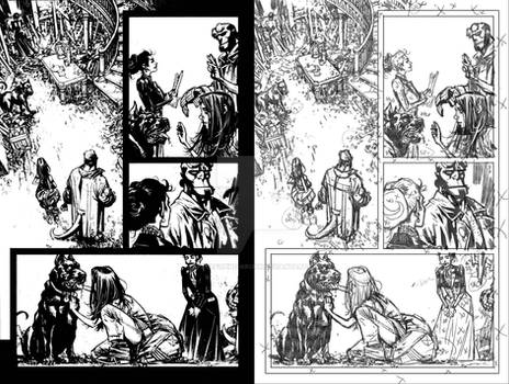 Hellboy: TROEK Issue1 page 18 combo