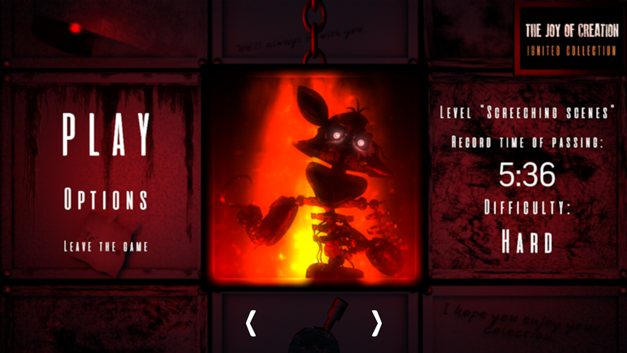 FNAF in the Darkness - The Joy of Creation: Ignited Collection