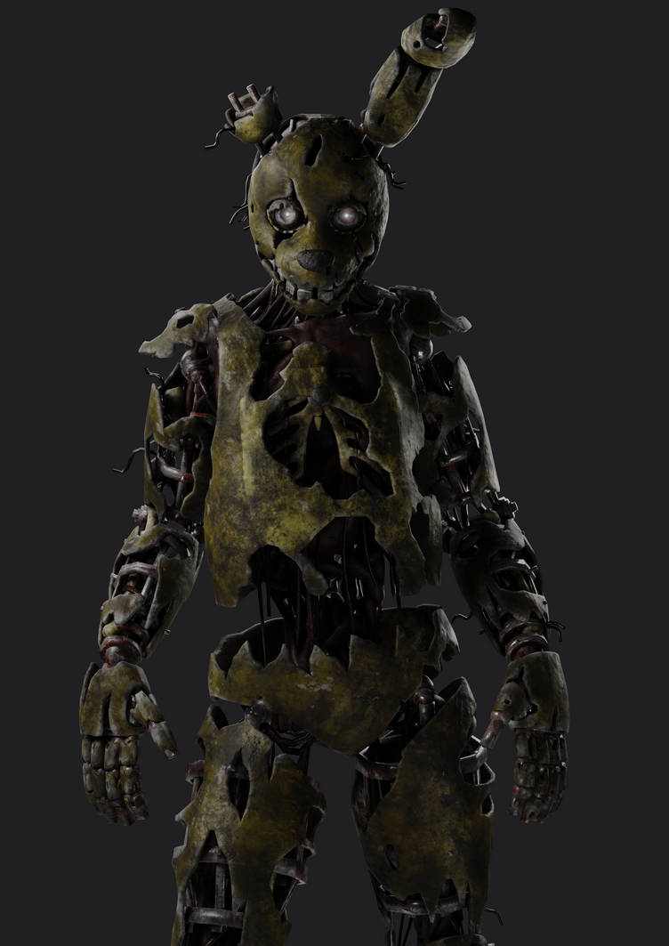 AftonBuilt Springtrap retexture by SevenChest on DeviantArt