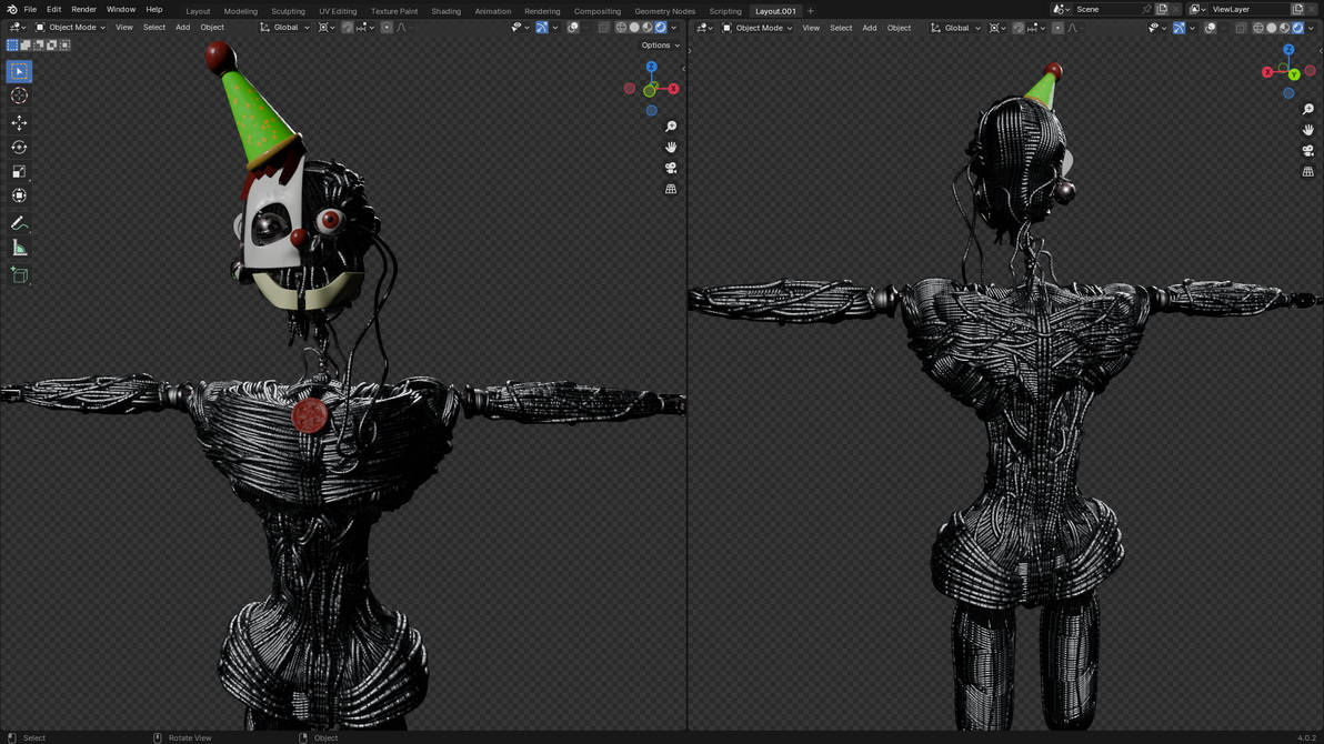 Ennard model WIP by SevenChest on DeviantArt