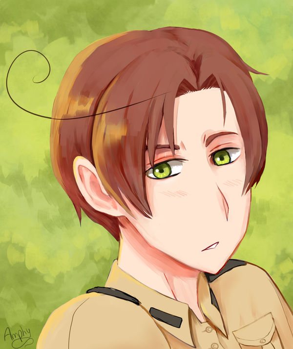 Romano headshot painting