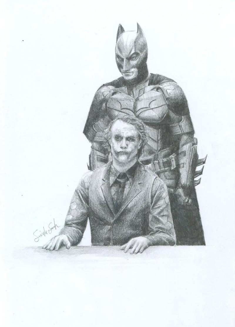 Batman And The Joker By Simple Sarah On Deviantart Batman And The Joker By Simple Sarah On Deviantart