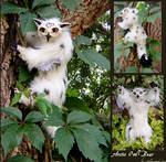 Arctic Owl Bear Doll by Sylvaerian