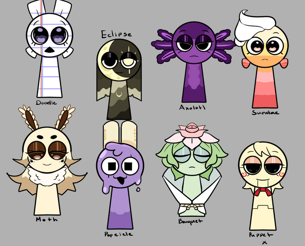 Sprunki Collection Randoms - 2/8 OPEN - 5$ USD by XxDollieFluffxX on ...