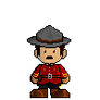 Pixel Plushie Corporal Mike Chase with Hat