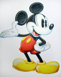 Color Pencil Mickey Mouse