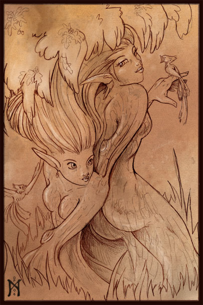 Dryads - Sketch