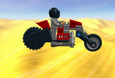 LEGO Motorcycle Side