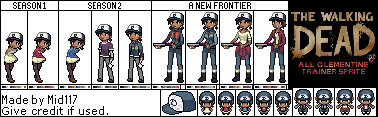 The Walking Dead All Clementine Trainer Sprite