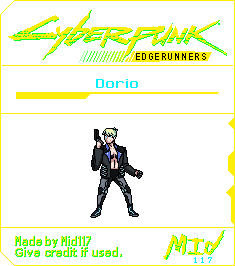 Dorio Edge Cyberpunk Edgerunners - Dorio Sprite by mid117 on DeviantArt