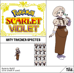 PKMN Scarlet n Violet - Katy Trainer Sprite