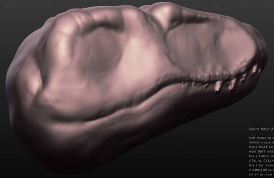 Sculptris Raptor Head