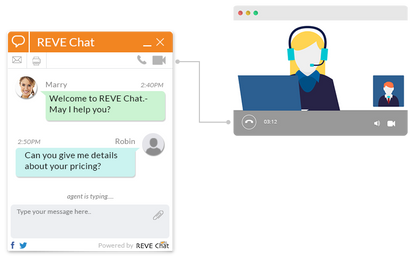 Engage With Website Visitor with Revechat's Video
