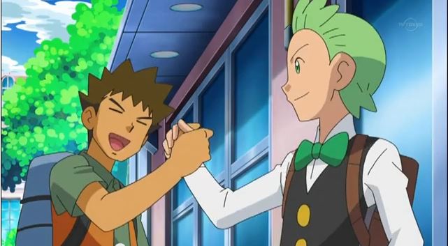 New screenshots: Brock returns and meets Cilan.