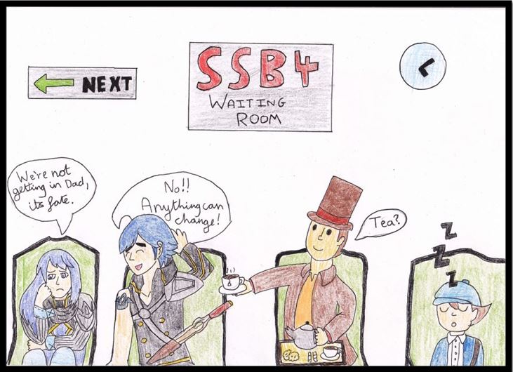 Meanwhile, in The SSB4 Waiting Room...