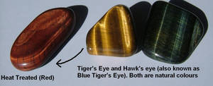 Tiger's eye vs heat treatment
