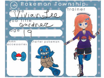 Pokemon townships: Vivian Lee (update info)