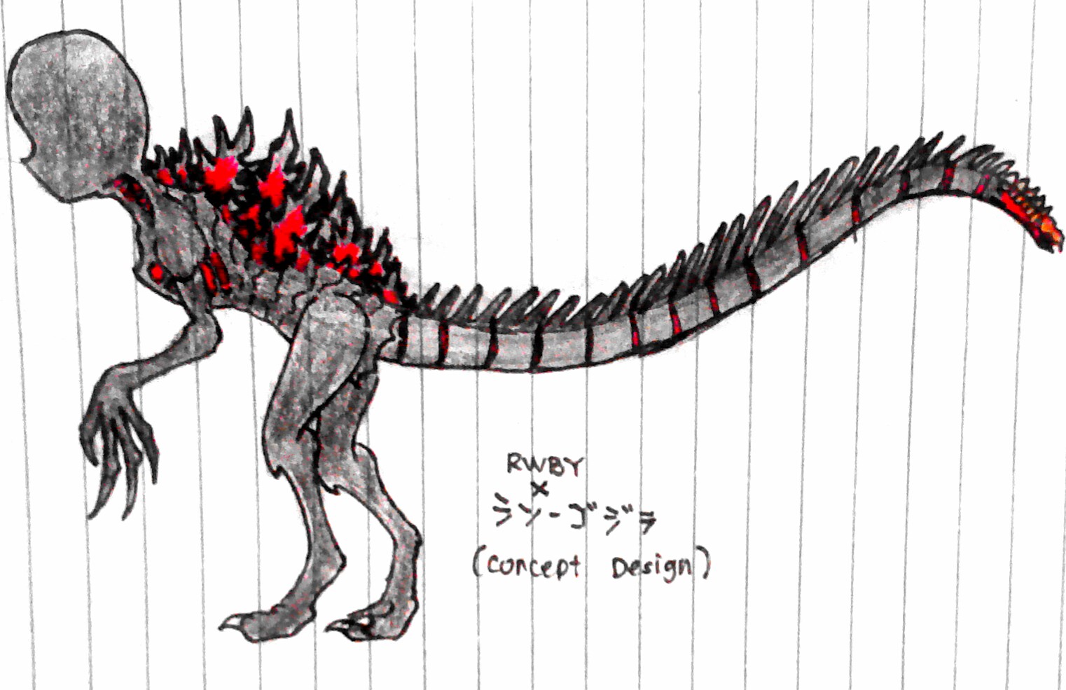 Spring Godzilla RWBY X Godzilla Resurgence: SpringGoji concept by shadowkyurem12 on ...