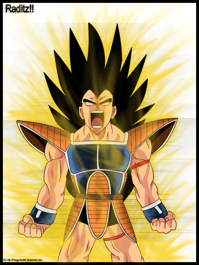 Raditz transforming