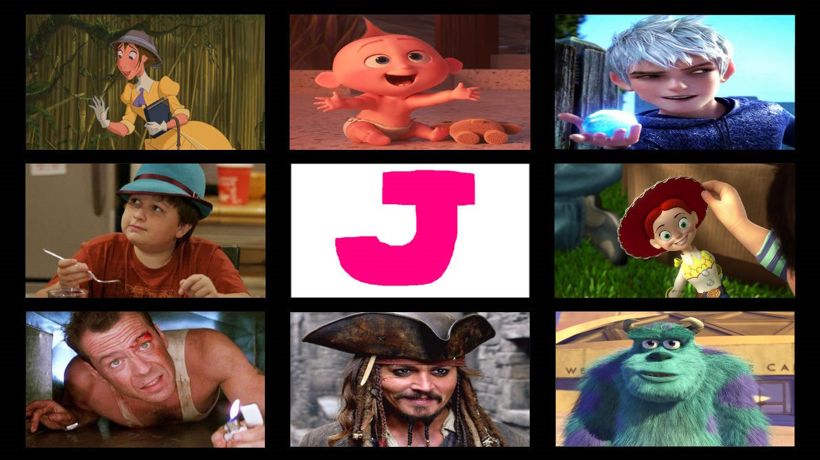 Favorite Letter J Characters