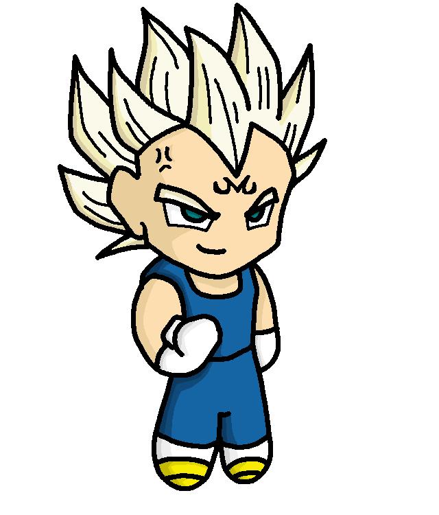 Vegeta Chibi para colorir (Dragon Ball Z) by PoccnnIndustriesPT on  DeviantArt