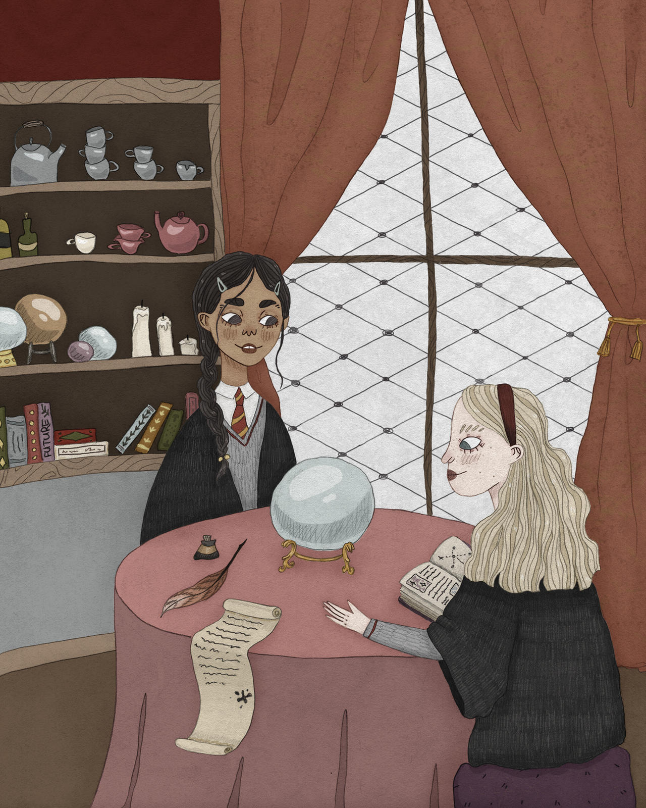 Divination classroom by EliRove on DeviantArt