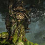 Fantasy forest background 1
