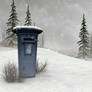 winter post background