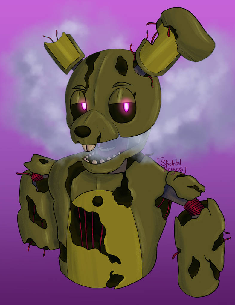 Springtrap Before He Rotted Springtrap by SkeletalReigns on DeviantArt