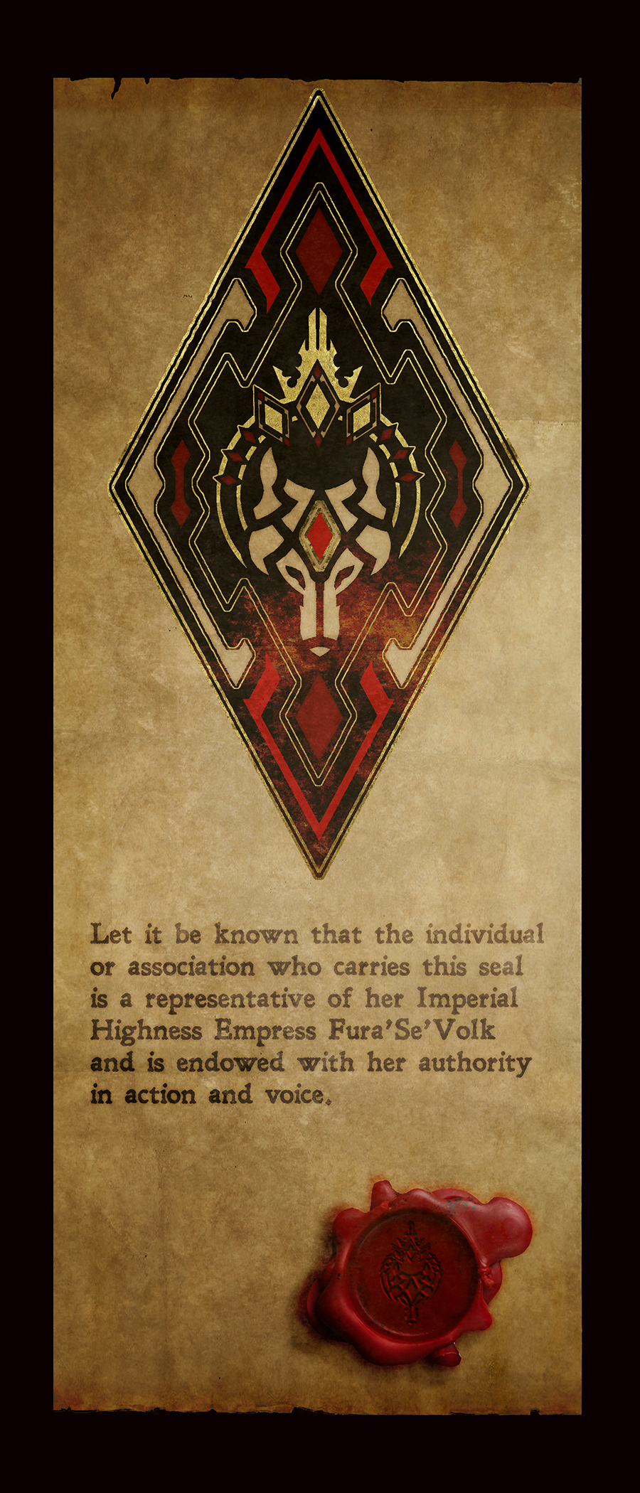 Elder Scrolls: Imperial Seal of Fura'Se'Volk