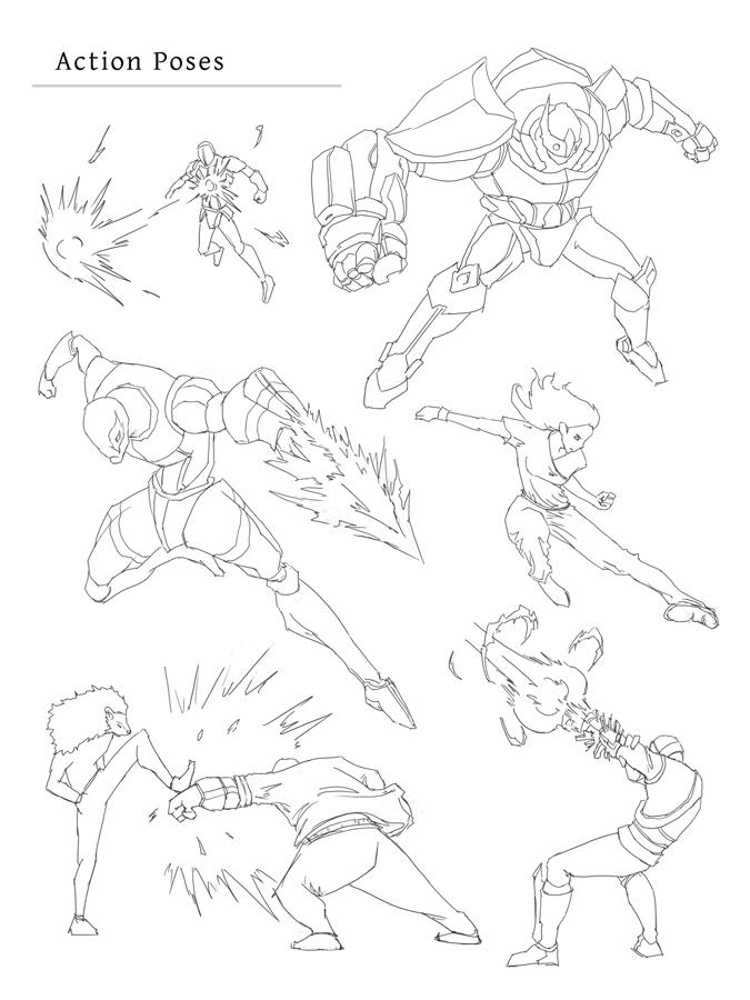 Action Poses by armobot on DeviantArt Action Poses by armobot on DeviantArt