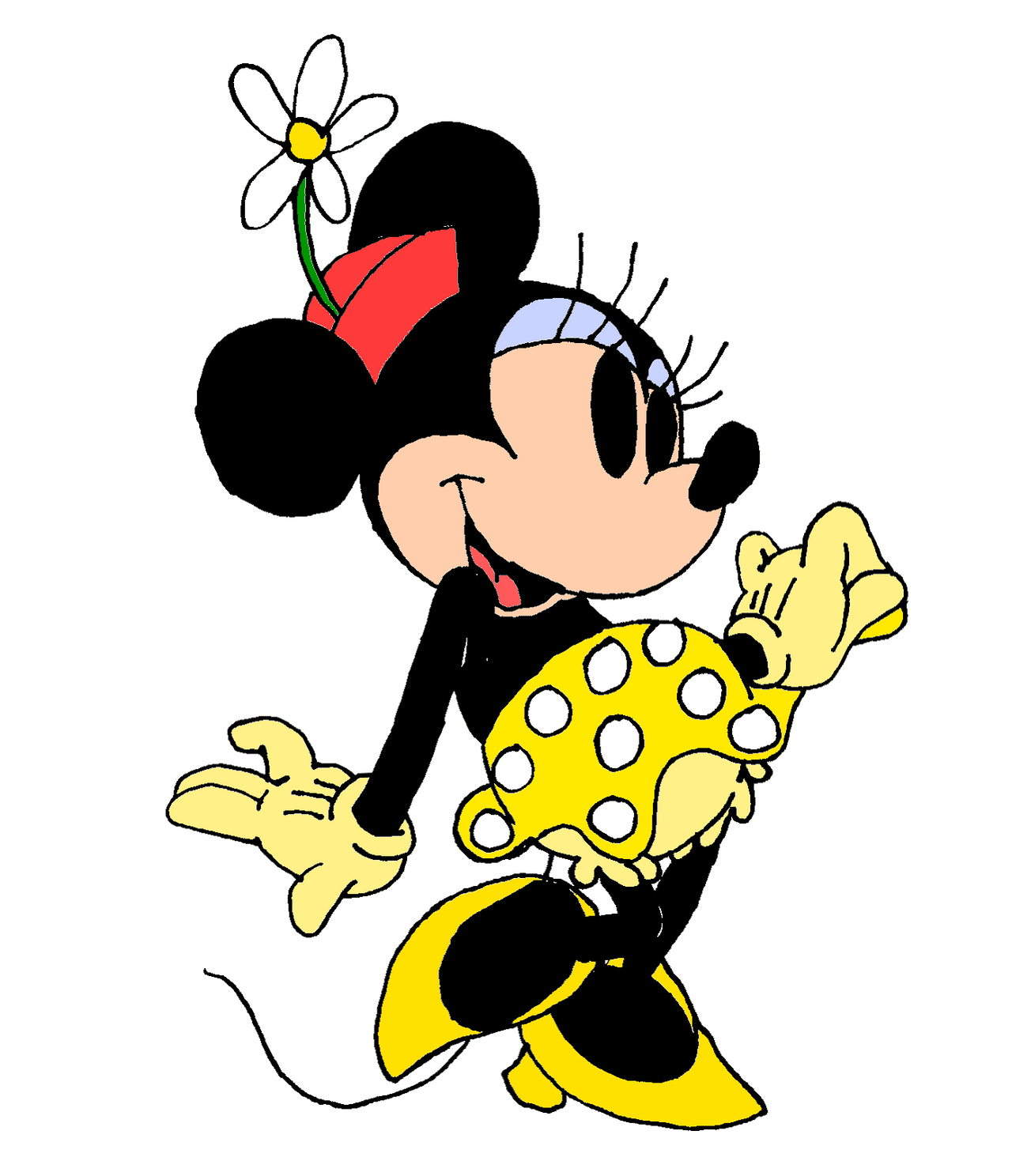 Minnie Color:blue Minnie Mouse with Color Part 32 by mansouralawadhi1 on DeviantArt