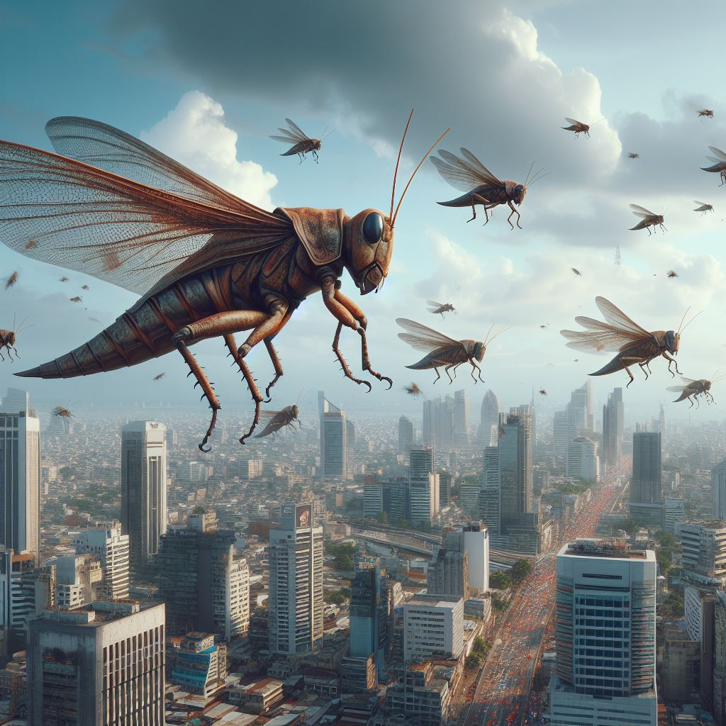 Giant locust invasion by buglover555 on DeviantArt