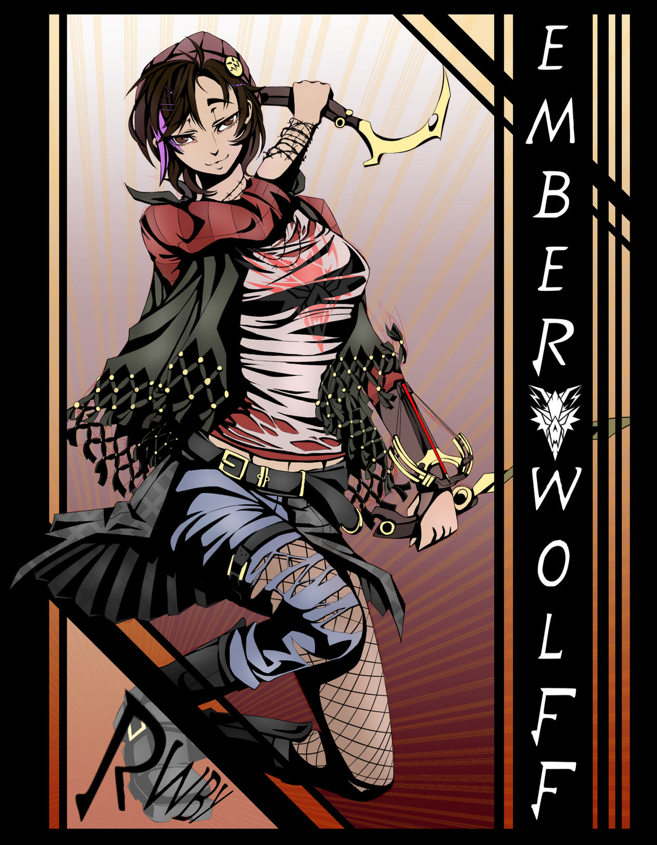 Ember Wolves Banner COMMISSION: RWBY-Ember Wolf by kagome347 on DeviantArt