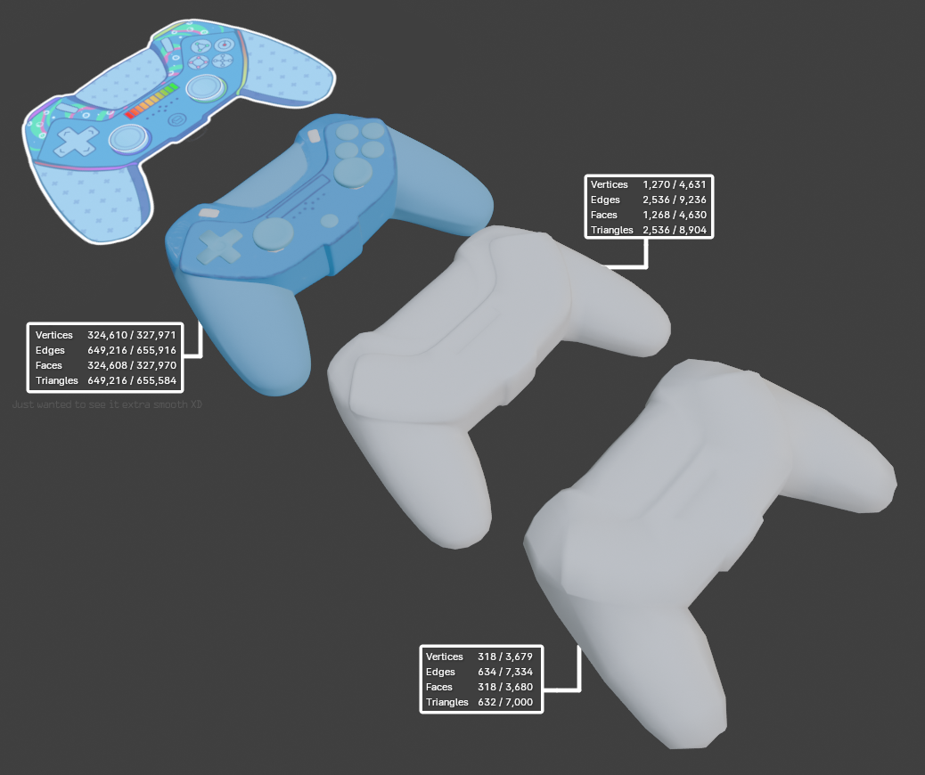 Controller95 Deviantart 3D modeling game controller by kagome347 on DeviantArt