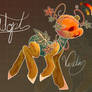 MLP Adoptable (OPEN) pumpkin Pony