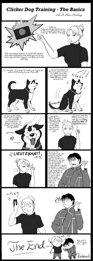 Riza Hawkeye's Guide to the Dog Training