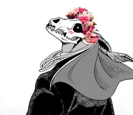 Elias Ainsworth with a Flower Crown