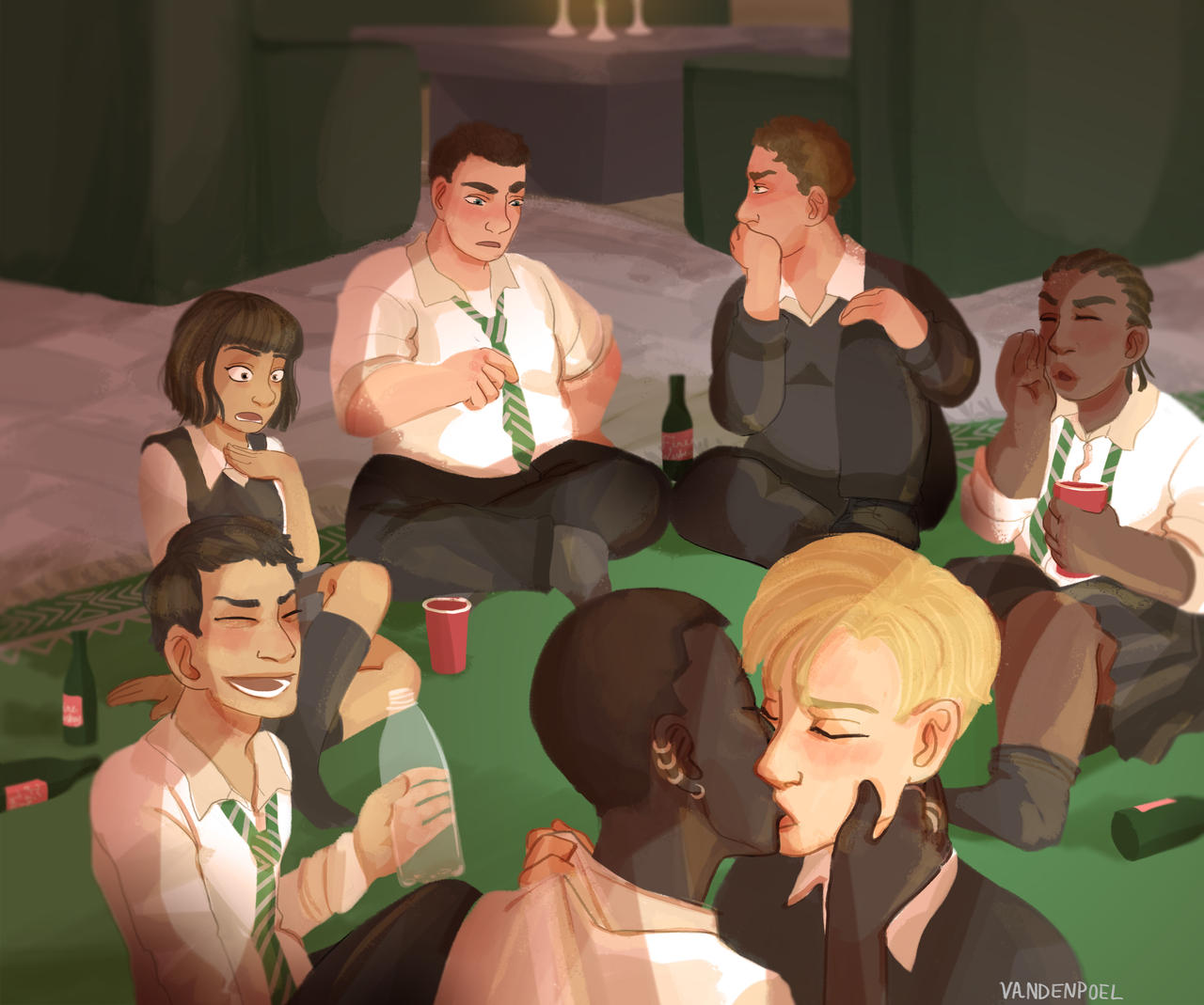 Блейз Забини и Милисента Боулстрод